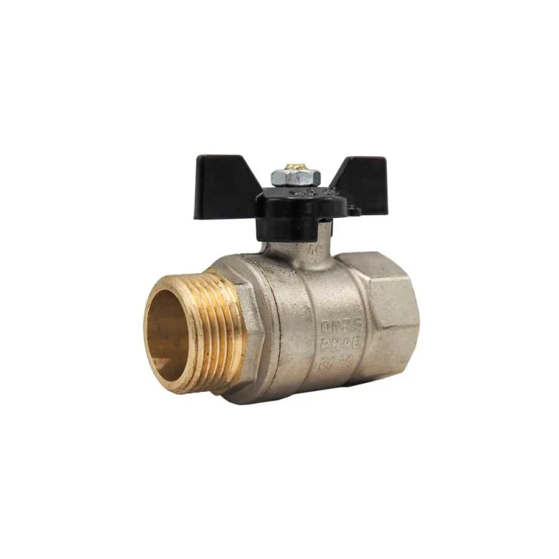 Кран шаровой Rvc 20 3/4" гш бабочка 17392