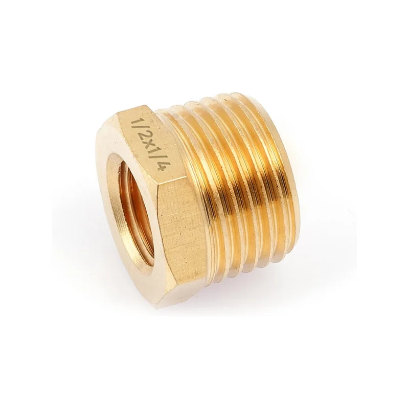 Переходник резьбовой латунный Дело Техники, "папа" 1/2"(M) × "мама" 1/4"(F) 949091