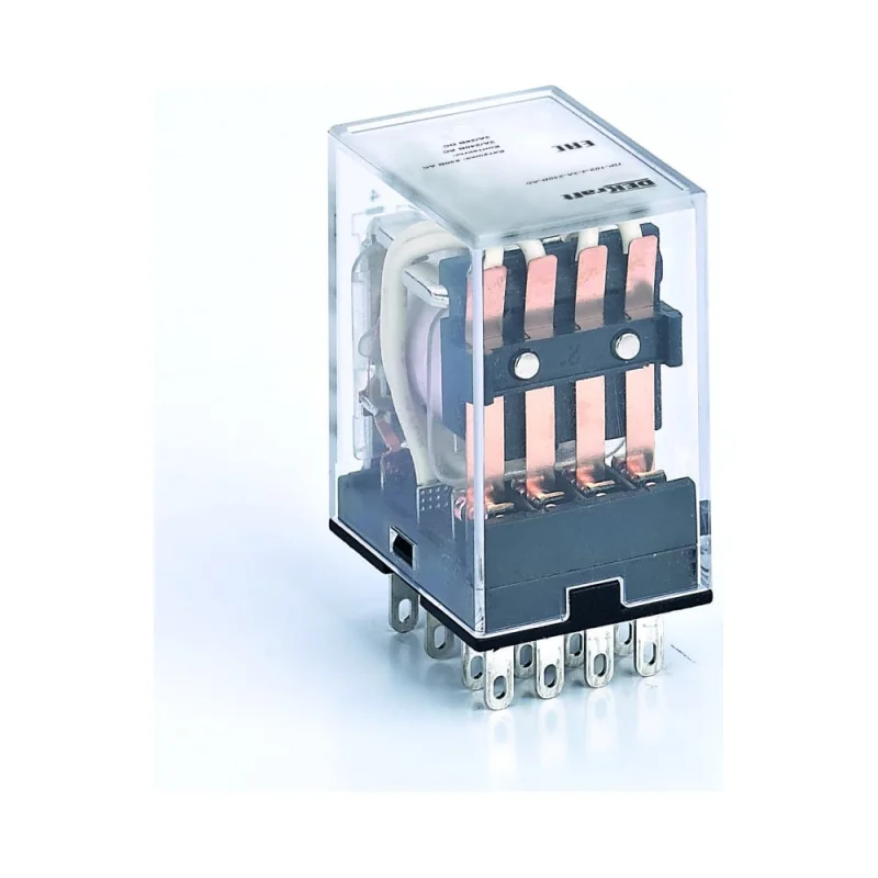 Промежуточное реле Dekraft ПР-102, 3 А, 127 В AC, 4 контакта, LED, 23828DEK