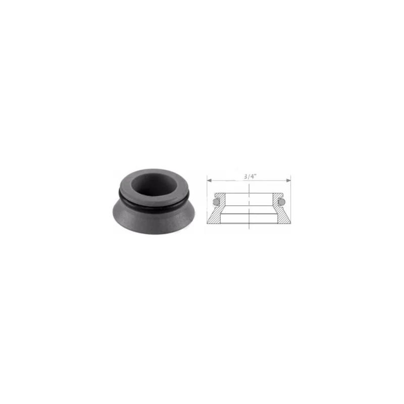 Переходник Giacomini пластмасса R483 3/4ЕК евроконус-плоскость R483Y011 022-2355