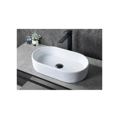 Раковина накладная Gid N9020 белая 52.5x30.5x11.5 51209