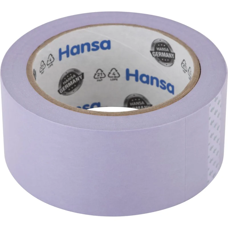 Малярная лента HANSA Professional из японской рисовой бумаги для деликатных поверхностей, фиолетовая, 48 мм 50 м 702748