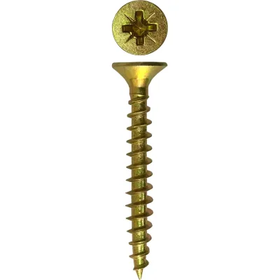 Универсальный саморез Rizzel Pz 5,0x30 желтый цинк 7000 шт 00-00464452