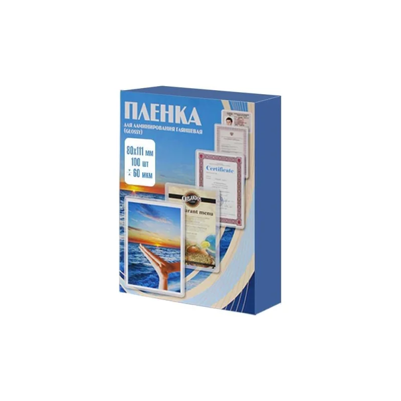 Пленка Office Kit 80x111, 60 мкм, 100 шт. PLP11610