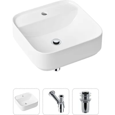 Накладная раковина для ванной Lavinia Boho Bathroom Sink Slim в комплекте 3 в 1 21520273