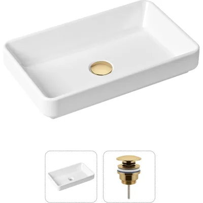 Накладная раковина для ванной Lavinia Boho Bathroom Sink Slim в комплекте 2 в 1 21520813