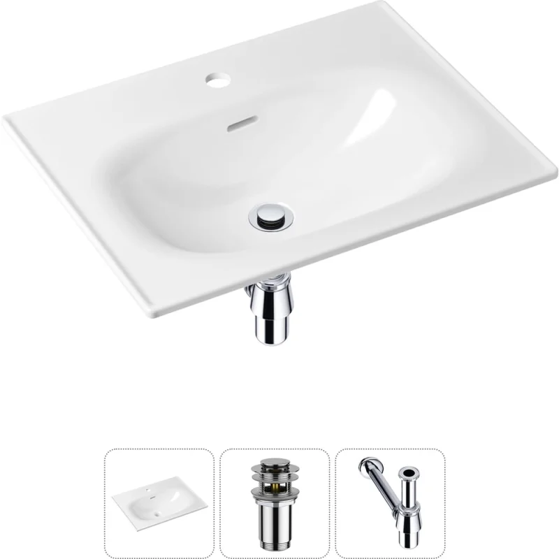 Врезная раковина для ванной, комплект 3 в 1 Lavinia Boho Bathroom Sink 21520435