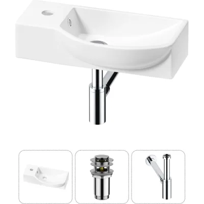 Комплект 3 в 1 Lavinia Boho Bathroom Sink накладная/подвесная раковина 45x24 см, состоит 20216081R