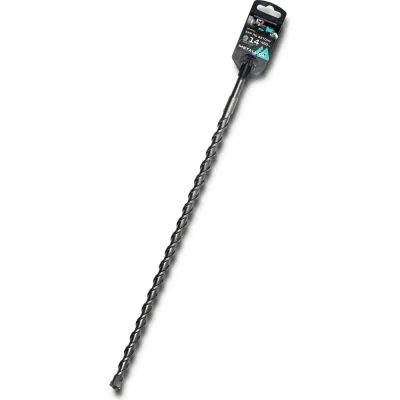 Бур по бетону SDS-plus 14x460x400 мм, напайка с центром, 2 спирали METALLICA Optima 904541