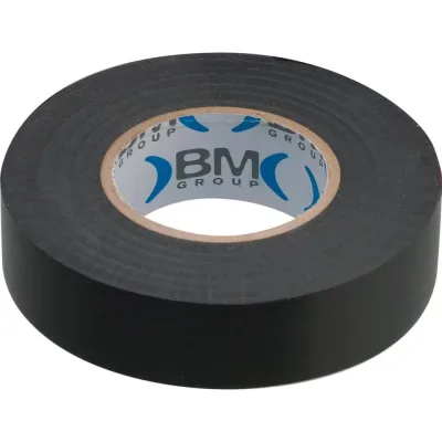 Изолента BM Group ПВХ, 15 мм x 25 м, цвет черный BM-ESB1525NE