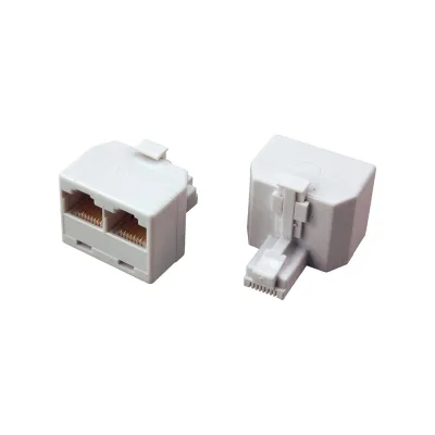 Сетевой переходник LAN REXANT штекер RJ-45 (8Р8С) -2 гнезда RJ-45 (8Р8С) 06-0113-B