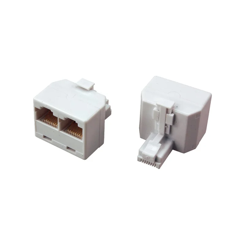 Сетевой переходник LAN REXANT штекер RJ-45 (8Р8С) -2 гнезда RJ-45 (8Р8С) 06-0113-B