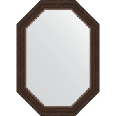 Зеркало EVOFORM в багетной раме - палисандр 62 mm (51x71 cm) 7065