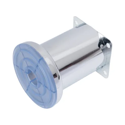Ножка Tech-Krep D50х80мм, круглая, нерегул, хром (4шт) - пакет /Zitar 154507