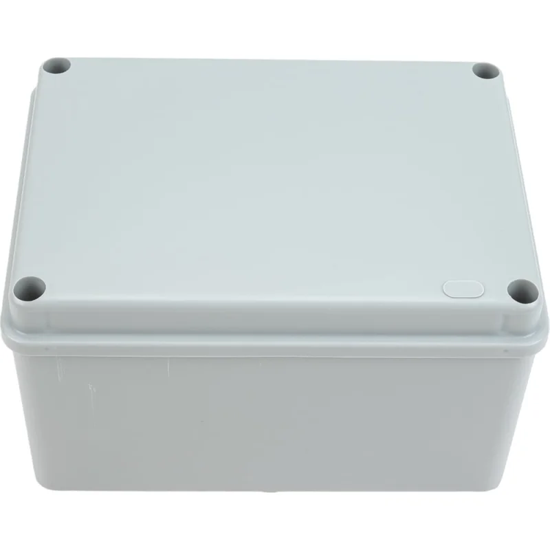 Распаечная коробка IEK открытой проводки,150x110x85, IP44, RAL7035, гладкие стенки, КМ41261 UKO11-150-110-085-K41-44