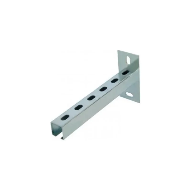 Настенный кронштейн CABLIDERTRAYS Т-образный CabLiderRapid(30х30х2,0) основание (110х48х5) 400мм электрохимическое цинкования С-КНУэц(сн)-30х30-400