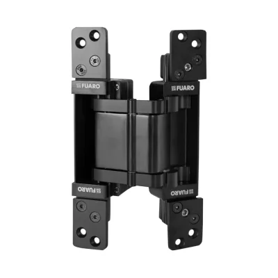 Петля скрытой установки Fuaro HH-180-200 (200 кг на 2 петли, 180 угол открывания) BL (черная) 63161