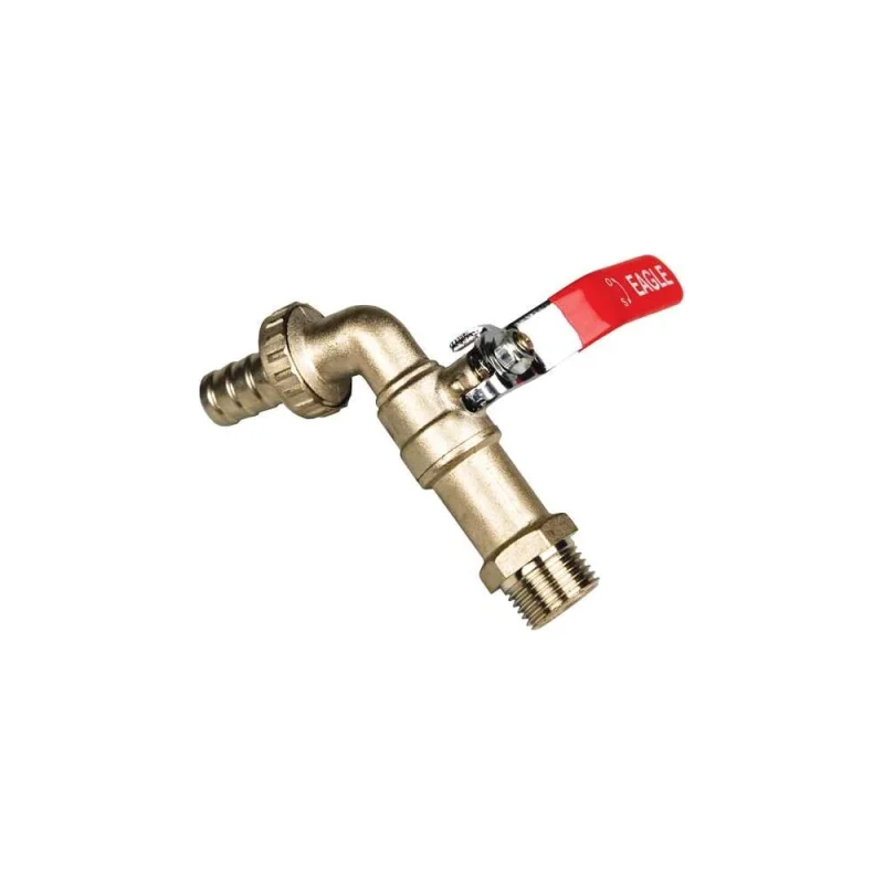 Сливной шаровой кран BYR PEX н.р. 3/4", с патрубком для присоединения шланга 9611В