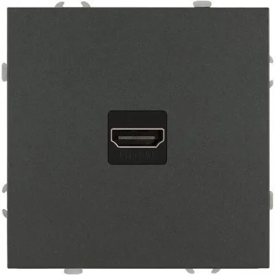Розетка ЭРА Galaxy 15-3114-06 HDMI IP20 графит Б0070799