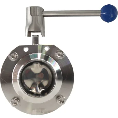 Затвор дисковый приварной NEWKEY нержавеющий, EPDM, AISI304 DN50 (2), (CF8), PN8 NK-DZwEPDM50/4