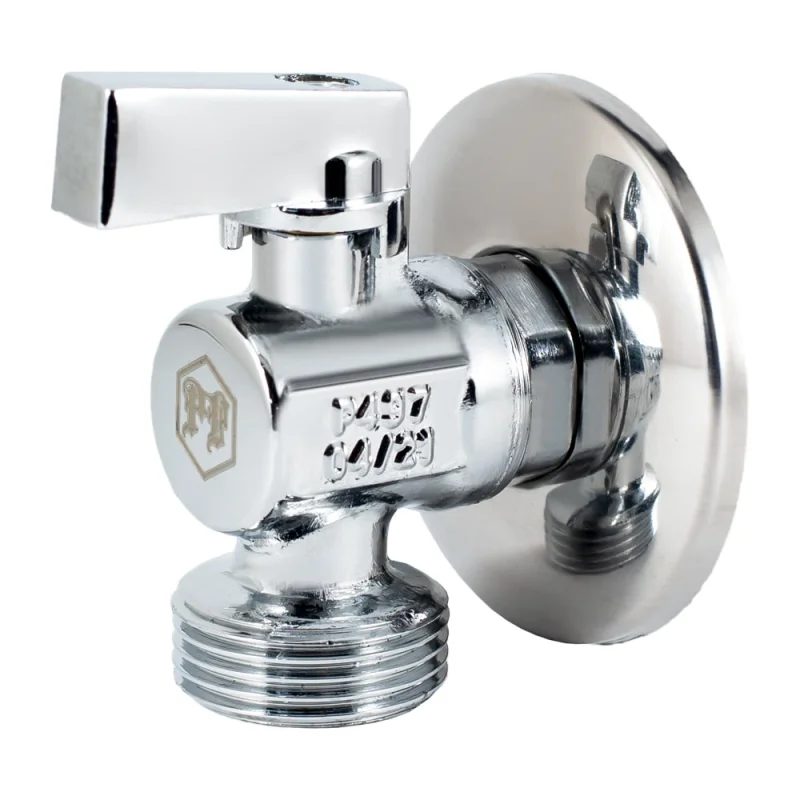 Угловой шаровой кран PROFACTOR PF CHROME ручка флажок, н/н 1/2 дюйма х 3/4 дюйма PF BAV 355