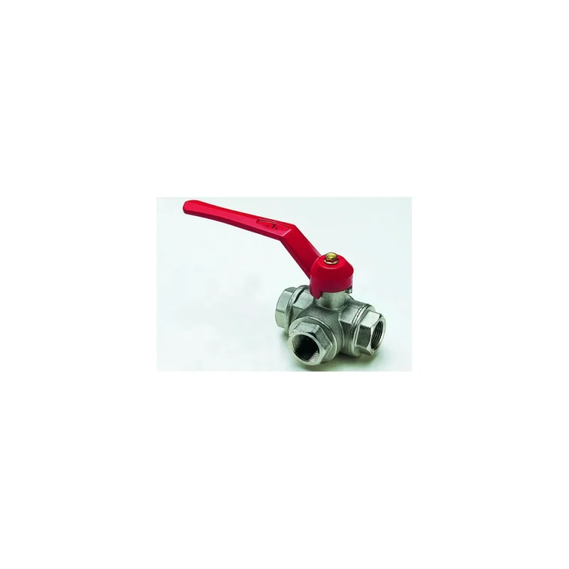 Шаровой кран Tiemme 3/4" трехходовой Т-порт 2950053 2950053/3996T2805