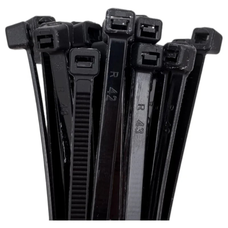 Нейлоновая стяжка MGF 4,6х250 черная (1уп.-100шт.) 1-202-9-2-46-250