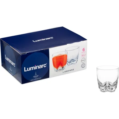 Набор стаканов LUMINARC LISBONNE 6 шт., 300 мл, низкие V0401