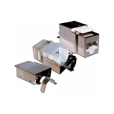 Вставка LANMASTER Keystone RJ-45, категория 6, экранированная, 180 градусов, LAN-OK45S6/180