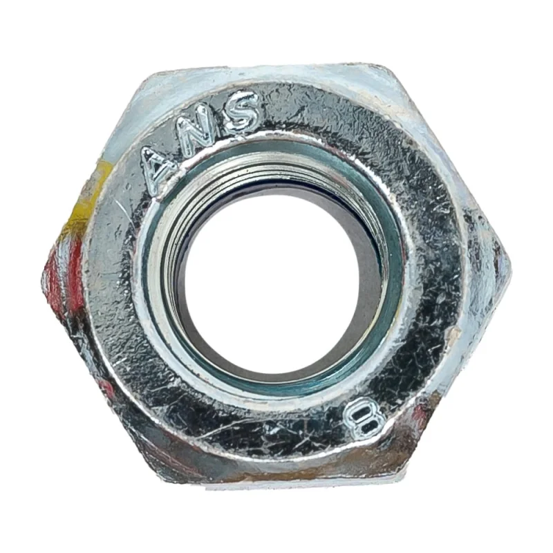 Гайка ZAMETAL самокон., высокая М10 пр. 8.0, DIN 982, оц., 500 шт ZA518651