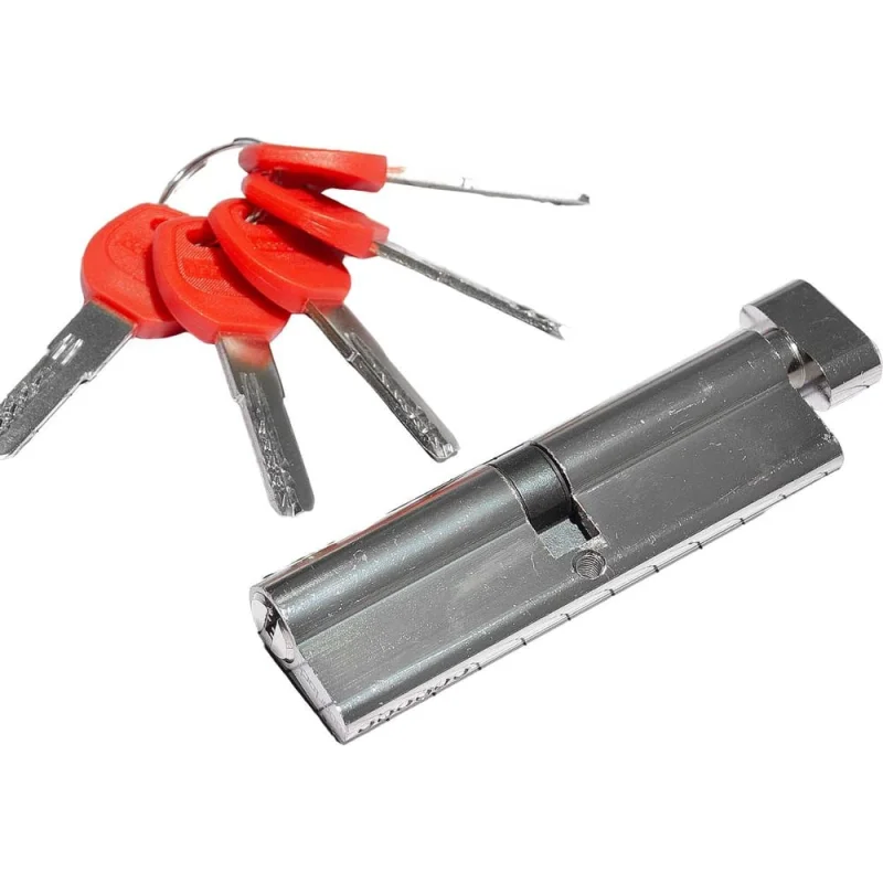 Цилиндр Doorlock V K2300Z N серия Variant, никелированный, 55x55мм, кл/пов. кнопка, 5 перф.ключей 79038