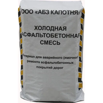 Холодный асфальт ООО АБЗ КАПОТНЯ мешок 25 кг 2894 ХА0001025