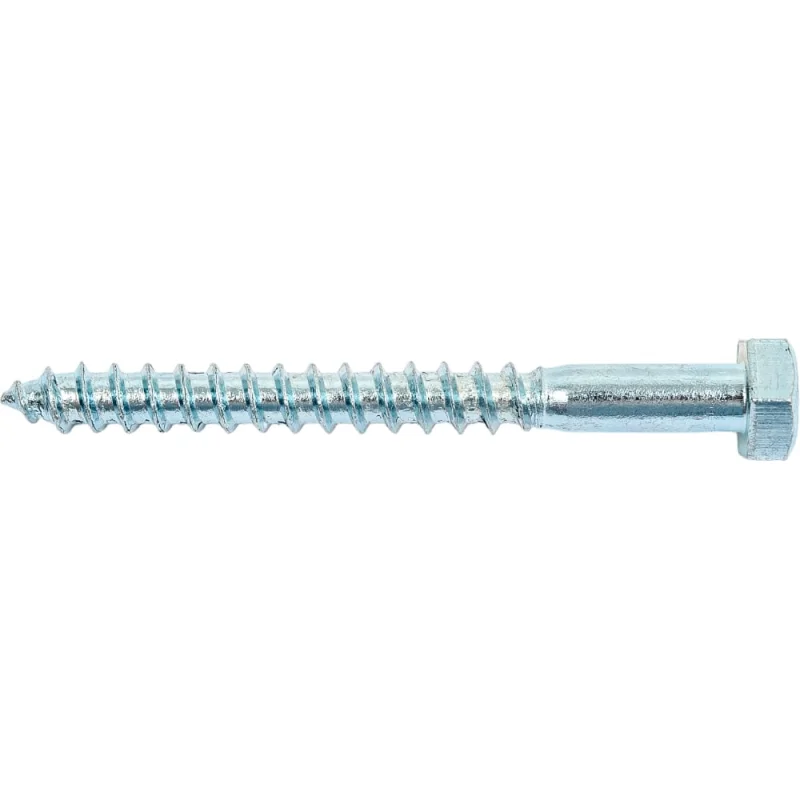 Шестигранный шуруп STARFIX 6x60 мм, цинк, DIN 571, 100 шт. SMC2-59731-100