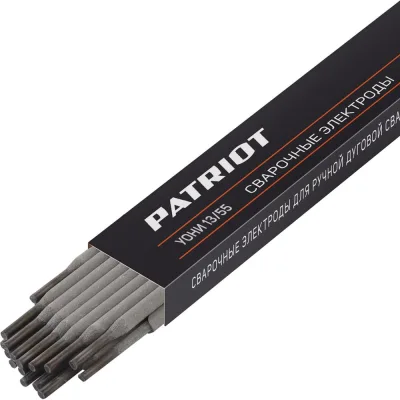 Электроды сварочные PATRIOT марка УОНИ-13/55, 4х450 мм, 1 кг 605012070