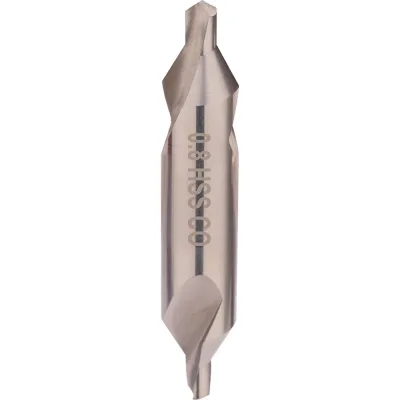 Сверло центровочное H-Tools тип А 0.8x25x3.15мм DIN333 HSSE-Co5 11-036-LC002