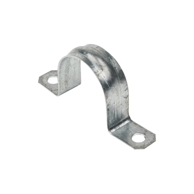 Металлическая двухлапковая скоба EKF d38-40 мм, 50 шт. PROxima sm-2-38-40