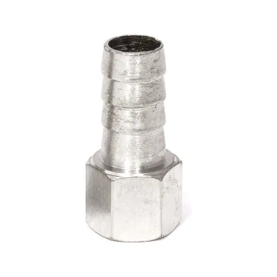 Резьбовой штуцер ёлочка PI TOOLS SH-E12-1/4F под шланг D12. Арт. 7761