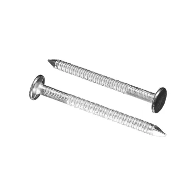 Ершеные гвозди с плоской головкой BOWT цинк, 4,2x60, 50 шт. C03827
