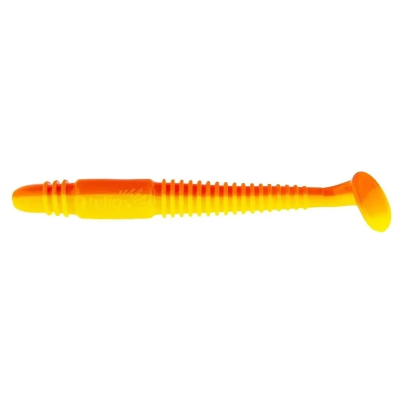 Виброхвост Helios hs-17-015 minoga 3.75"/9.5 см, orange/yellow, 5шт 00000132660