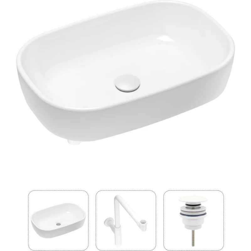 Накладная раковина для ванной Lavinia Boho Bathroom Sink в комплекте 3 в 1 21520054