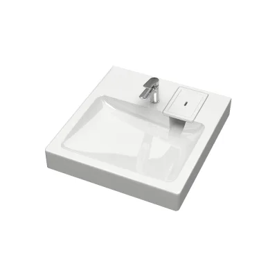 Раковина AQUADREAM Марго V58D1 белая, в комплекте с кронштейнами и сифоном VKA058D001