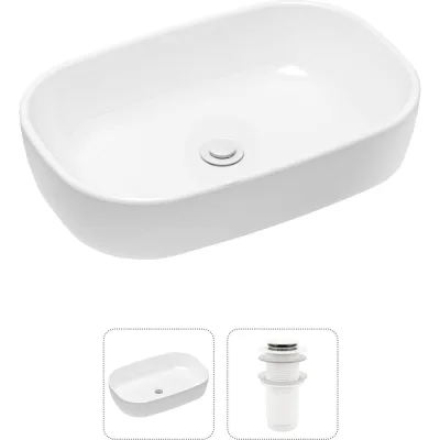 Накладная раковина для ванной Lavinia Boho Bathroom Sink Slim в комплекте 2 в 1 21520806