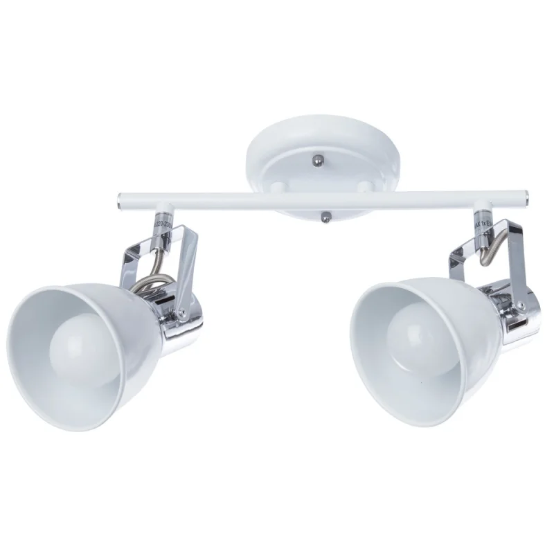 Спот Arte Lamp Jovi E14 80 Вт 4 кв.м белый/серебристый IP20 (A1677PL-2WH)