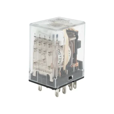 Промежуточное реле Dekraft ПР-102, 4 конт., LED, 5 А, 127 В, тип DC 23891DEK