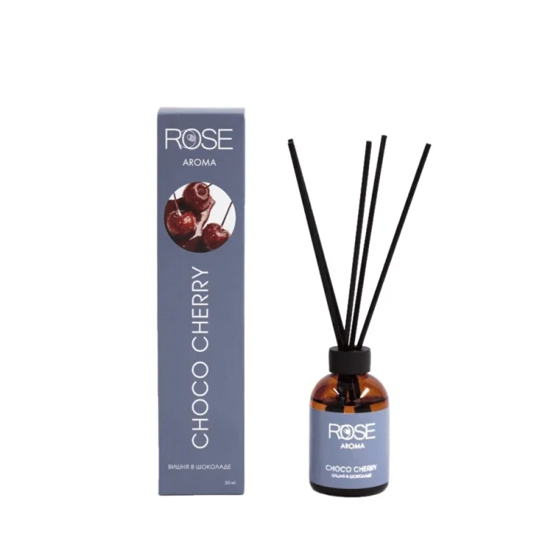 Аромадиффузор с палочками Rose Choco Cherry 50 мл